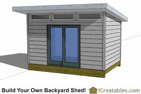 12x12 Modern Shed Plans 12x12 Office