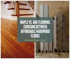 maple vs oak flooring choosing