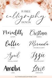 Calligraphy is an artistic writing style where the pressure is varied to create thick and thin lines, all in a single stroke. 100 Free Calligraphy Fonts For Commercial Use Beautiful And Feminine Fonts Calligraphy And Handwritt Free Calligraphy Fonts Calligraphy Fonts Feminine Fonts