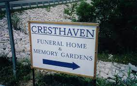 cresthaven memory gardens cemetery in