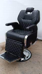 black maharaja salon chair for
