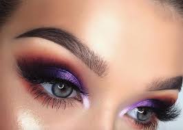 wear purple eyeshadow