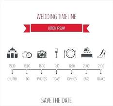 Event Itinerary Template Ideas Wedding Schedule Of Events