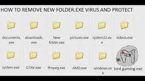 remove new folder exe virus and protect