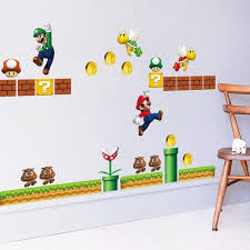50 Huge Super Mario Bros Removable Wall