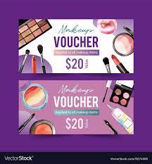 stylish cosmetic vouchers for social