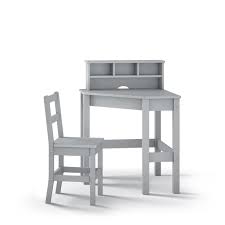These desks are a great addition to bedrooms and living spaces. P Kolino Kids Corner Desk And Chair Grey Walmart Com Walmart Com
