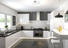 q gloss white kitchen unit wall end