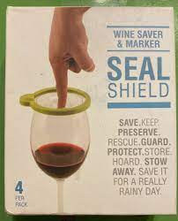 Wine Glass Wine Saver Marker Circular
