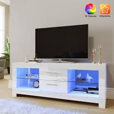 White shutter door corner 44 tv stand $450. Elegant 1300mm Gloss White Modern Led Tv Unit Stand Upto 52 Inches Tv