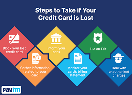 apply for lost credit card steps to