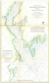 Preliminary Chart Of Rappahannock River Virginia From