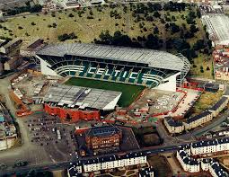 Celtic park was all green to celebrate st partick's day 2015. Celtic Park Stadium North Stand Wescol Structures Hutter Jennings Titchmarsh Glasgow Scotland