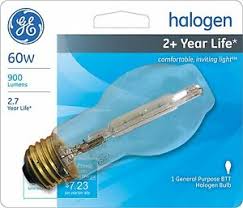 New Ge Lighting Bt15 60 Watt Clear Light Bulbs Halogen 10036 Ebay