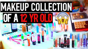 makeup collection of a 12 year old