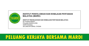 Institut penyelidikan dan kemajuan pertanian malaysia. Kekosongan Terkini Di Institut Penyelidikan Dan Kemajuan Pertanian Malaysia Mardi Jobkini Com Jawatan Kosong Swasta Glc Dan Kerajaan Terkini