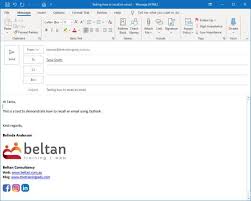 how to recall email in outlook the