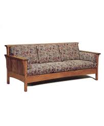 Highback Slat Sofa Amish Direct Furniture