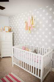 polka dot nursery nursery accent wall