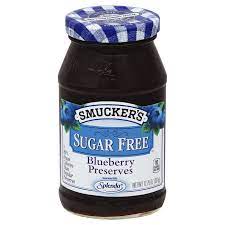 smucker s preserves sugar free blueberry
