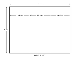 11 X 17 Trifold Template