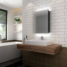 wall mounted led bathroom mirror