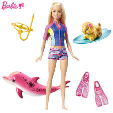 The princes barbie and ken. Original Barbie Dolphin Magic Doll Color Change Swimsuit Boneca Brinquedos Toys For Girl Chirstmas Birthday Gift Fbd63 Toys For Girls Boneca Brinquedotoys For Aliexpress