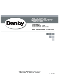 danby dwc93bbr1 user s manual manualzz