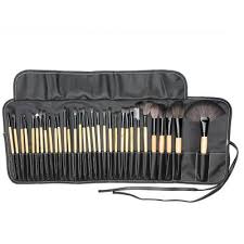agaro makeup brush set with pu leather