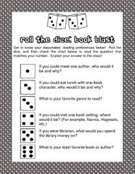 Roll The Dice Book Blast An Icebreaker For Library Media Centers