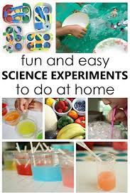 easy science experiments to do at home