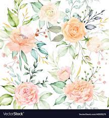 watercolor flower background royalty