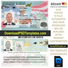 The green card lottery program is officially known as the diversity immigrant visa program, or dv program. Us Permanent Resident Template Green Card Psd File Green Card Usa Green Cards Usa Id Card