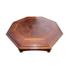 Octagonal Coffee Table In Cherry Wood