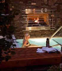 Banff Aspen Lodge Outdoor Hot Tubs With