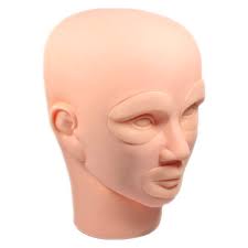 permanent makeup mannequin head