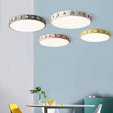 Circular Wood Ceiling Light