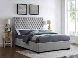 Silver Grey Fabric Bed Frame