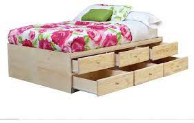 12 Drawer Platform Bed Queen Clearance