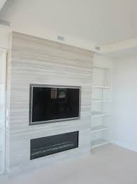 Recessed Tv Above Fireplace Modern