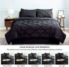 Bedsure Black Full Size Comforter Sets