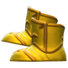 gold armor shoes new horizons