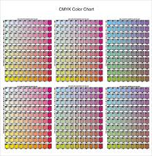 Printable Cmyk Color Chart Pdf Www Bedowntowndaytona Com