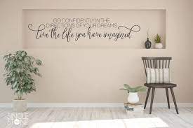 Go Confidently Wall Decal Vinyl Wall