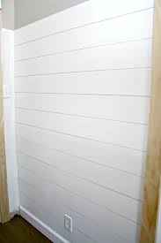 How To Plank A Shiplap Accent Wall For