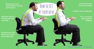 how to sit properly correct posture at