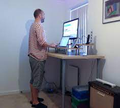 The sit/stand movement is controlled by a linear actuator attached to a rocker switch. Standing Desk Ikea Hack Carpe Diem Systems Ltd