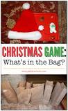 What's in the bag Christmas game?
