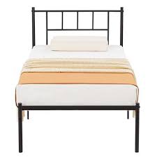 14 inch twin size metal bed frame set