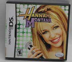 nintendo ds video game hannah montana